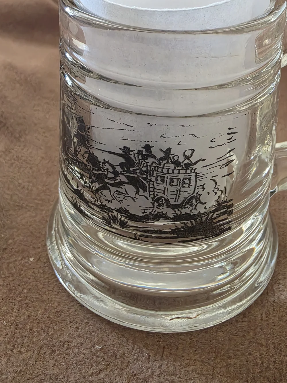 Knott's Berry Farm Glass Beer Stein Shot Glass